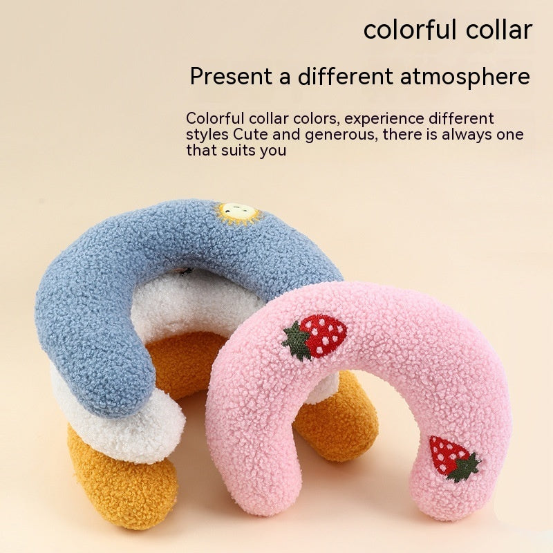 Petit oreiller pour chats, protège-cou tendance, sommeil profond, chiot, oreiller en forme de U, oreiller pour animaux de compagnie, appui-tête pour chaton, oreiller de couchage pour chien, produits pour animaux de compagnie